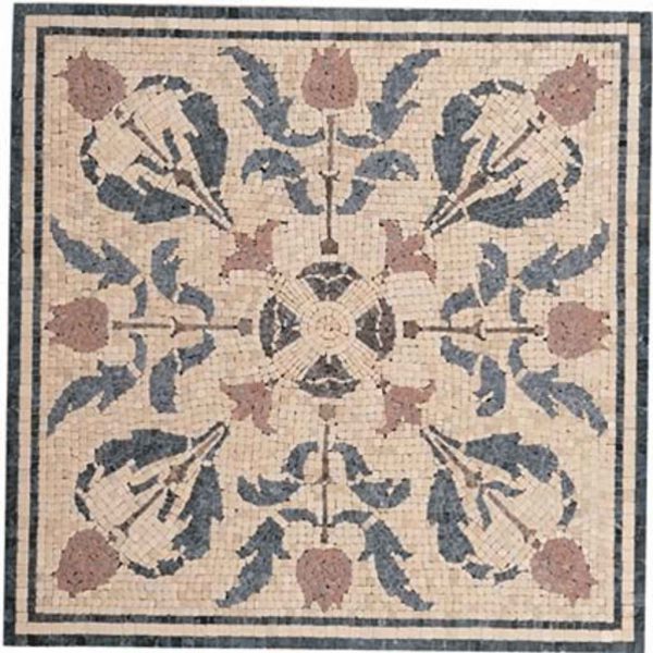 naturstein_mosaikfliesen_garten_dekorative_Keuche_mosaikmedaillon_weltstein