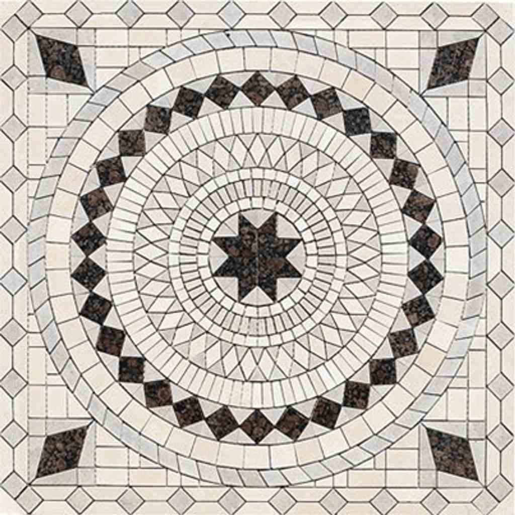 naturstein_mosaikfliesen_garten_dekorative_Keuche_mosaikmedaillon_weltstein