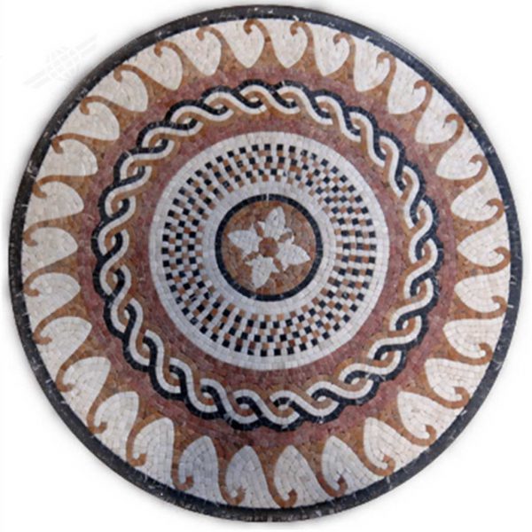 naturstein_mosaikfliesen_garten_dekorative_Keuche_mosaikmedaillon_weltstein