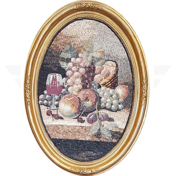 naturstein_mosaikfliesen_garten_dekorative_Keuche_mosaikmedaillon_weltstein