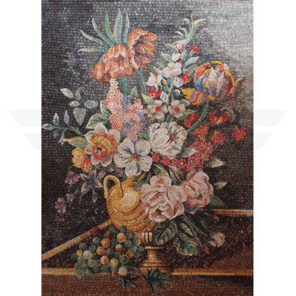 naturstein_mosaikfliesen_garten_dekorative_Keuche_mosaikmedaillon_weltstein
