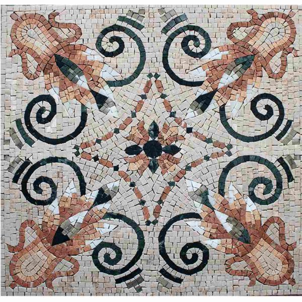 naturstein_mosaikfliesen_garten_dekorative_Keuche_mosaikmedaillon_weltstein