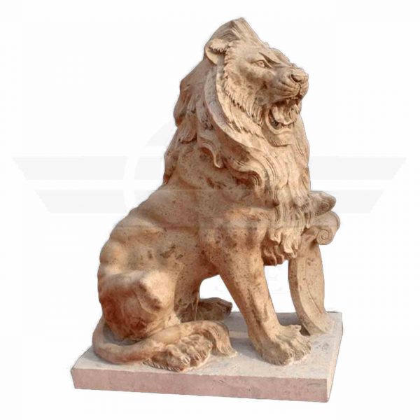 naturstein_skulptur_loewe_decorativ_wohndesign_weltstein