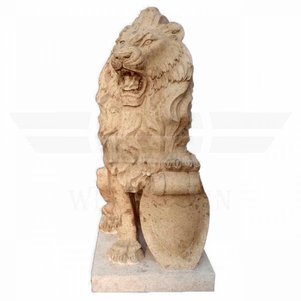 naturstein_skulptur_loewe_decorativ_wohndesign_weltstein