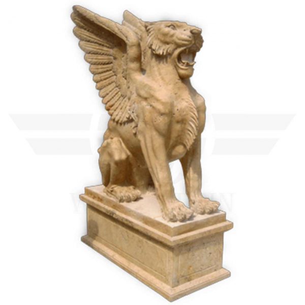 naturstein_skulptur_loewe_decorativ_wohndesign_weltstein