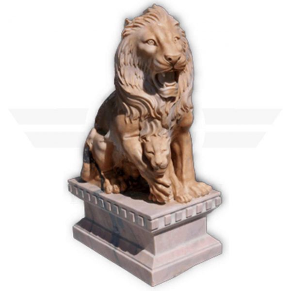 naturstein_skulptur_loewe_decorativ_wohndesign_weltstein