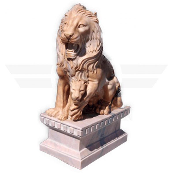 naturstein_skulptur_loewe_decorativ_wohndesign_weltstein